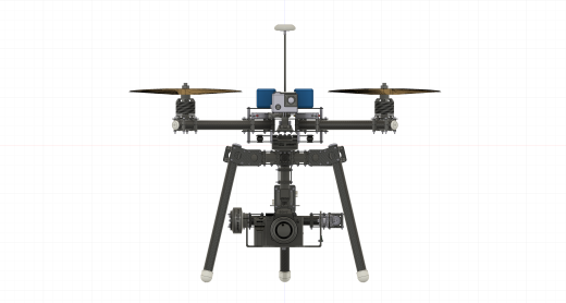 B09-X4航拍四轴无人机模型缩略图